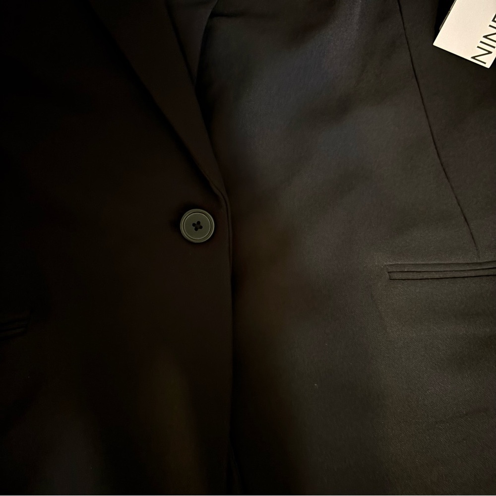 Nine West Classic Black One-Button Blazer - Picture 4 of 5